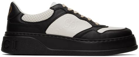 gucci black white|Gucci black and white sneakers.